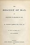Publishes "The Descent of Man"