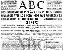 Acuerdo con Estados Unidos.