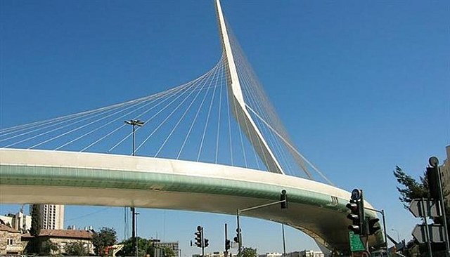 נחנך גשר המיתרים בירושלים