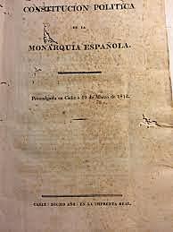 Constitución Política de la Monarquía Española (marzo 18, 1812)