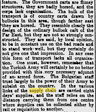 Mención del concepto en un reportaje sobre la guerra de Balkan.