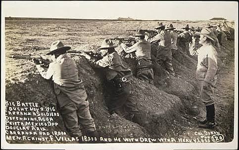 Villa es derrotado por las tropas de Plutarco Elías Calles que habían atrincherado en Agua Prieta