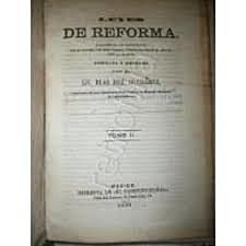 LEYES DE ROFORMA 1859-1860