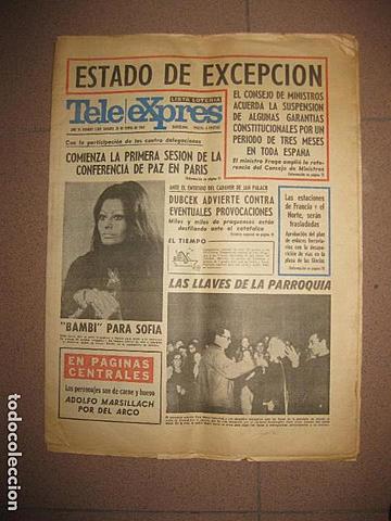 Estado de excepción.