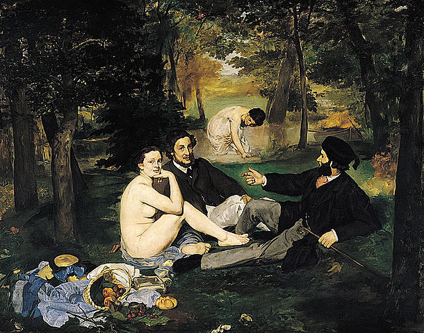 El dinar campestre - Manet