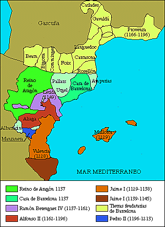 FORMACIÓN DE LA CORONA DE ARAGÓN