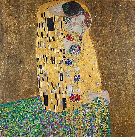 El petó ( Gustav Klimt ) - Sezessionstí (modernisme vienès)