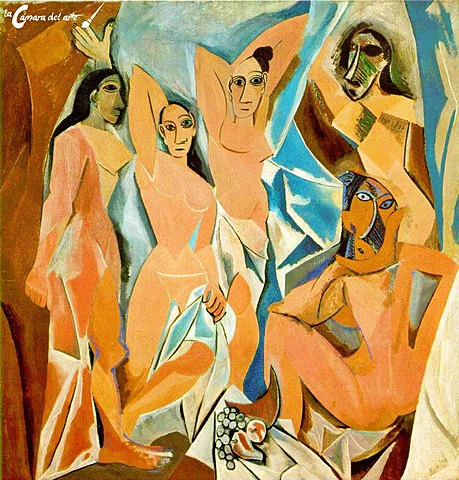 Les senyoretes del carrer d'Avinyó - Pablo Picasso (Cubisme)