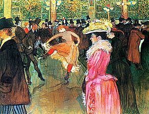 En el Moulin-Rouge, el baile,Toulouse Lautrec