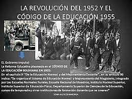 La reforma educativa nacionalista