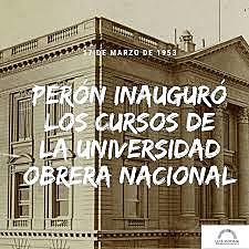 Se organiza la Universidad Obrera