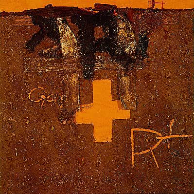 Creu i R - Antoni Tàpies (Informalista)