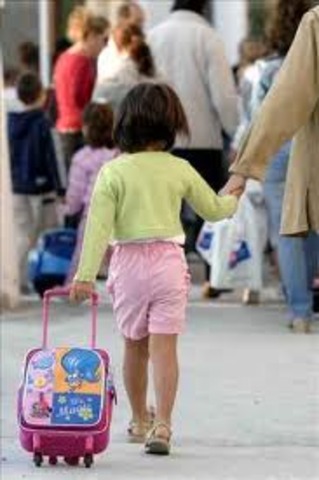 Comienzo del colegio, etapa infantil de Pilar