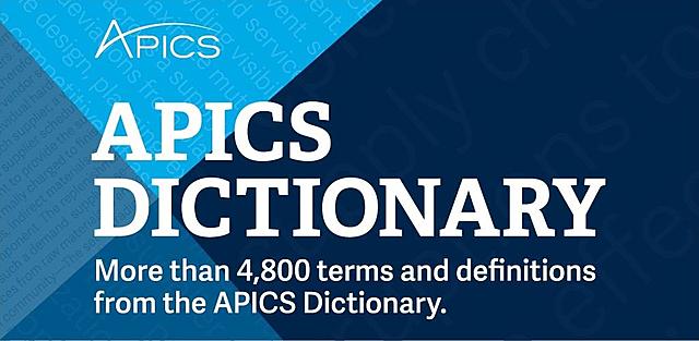 Introducción del diccionario APICS.