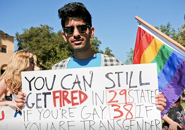 The first federal gay rights bill is introduced to address discrimination based on sexual orientation