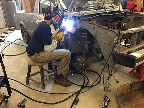 Started to rebuild a Volkswagon Rabit pickup