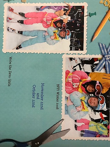 The first time on skis