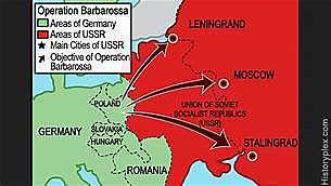 Operation Barbarossa, Germany invades Russia