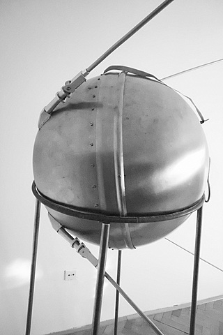The Soviet Union launches Sputnik 1