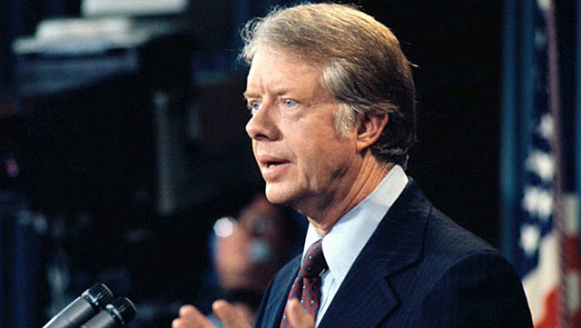 Jimmy Carter announced the embargo