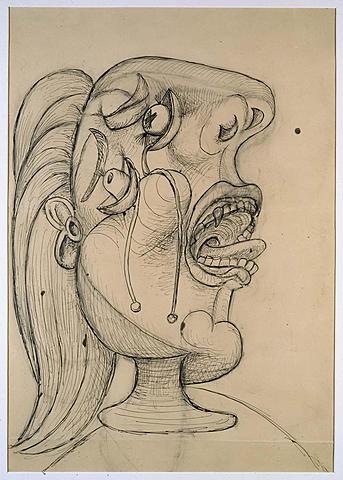 Cabeza llorando VIII