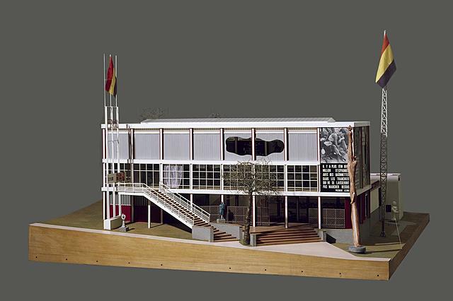 Maqueta del pabellón de España