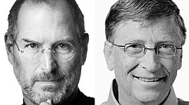 Timeline: HISTORIA DE STEVE JOBS VS BILL GATES - Santiago Morales y Jenny Aristizabal - 11D