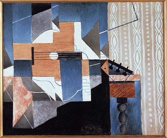 Juan Gris, La guitarra sobre la mesa.