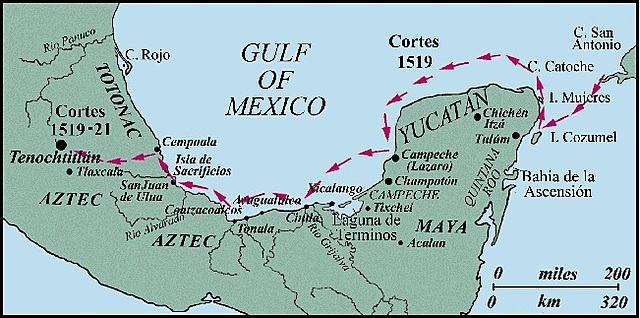 Cortés' expedition to Mexico