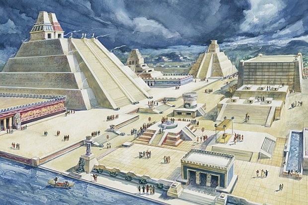 Cortés returned again to defeat the Aztecs and take the city