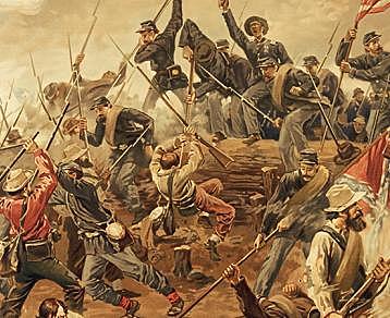 The Battle of Spotsylvania court house