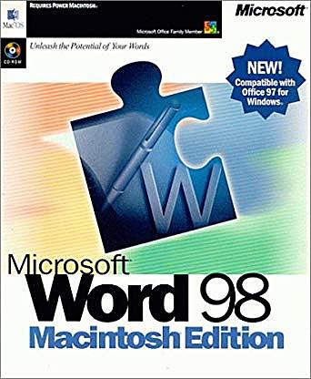 Se Lanza Word 98 para MACINTOSH