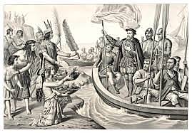 llegada de hernan cortesa