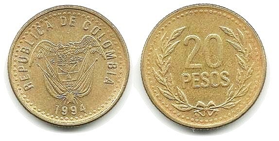 20 pesos (2003-2004)