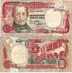 500 pesos (1985)