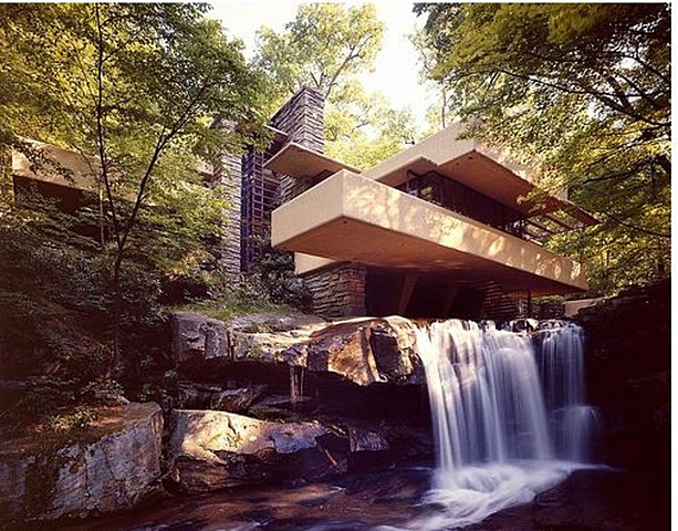 La casa de la cascada , Frank Lloyd Wright