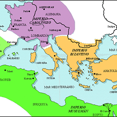 Timeline: Las tres grandes civilizaciones de la Alta Edad Media