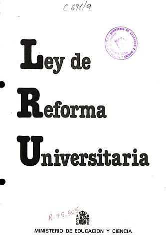 Ley de Reforma Universitaria