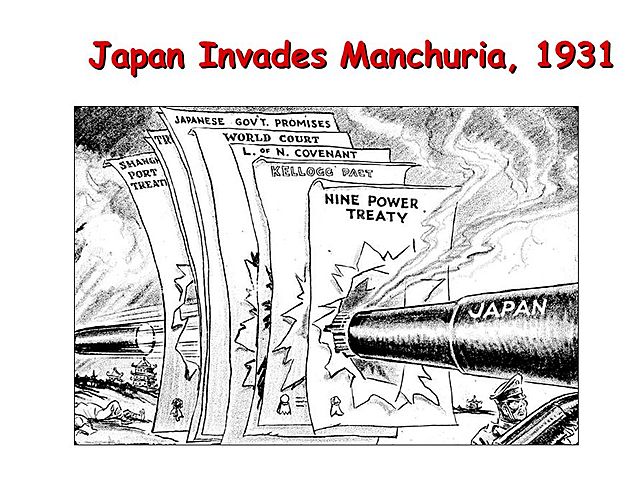 Japan invades manchuria