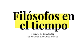 Timeline: Filósofos en el tiempo.