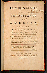 Thomas Paine releases the Common Sense pamphlet