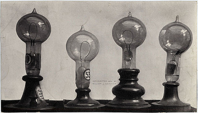 Creación de la Lámpara incandescente