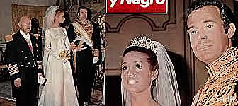Boda de la nieta de Franco con Don Alfonso de Borbón, duque de Cádiz.