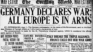 Germany declares war on Russia