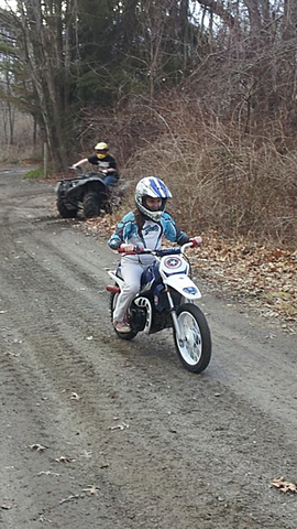 Learning to ride the motorcycle