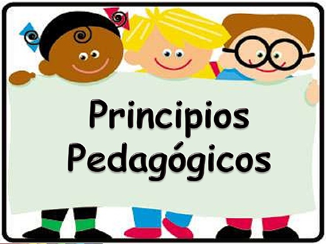 descripción de los principios pedagógicos