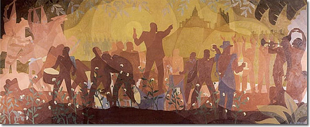 Aspects of Negro Life: From Slavery Through Reconstruction, Aaron Douglas