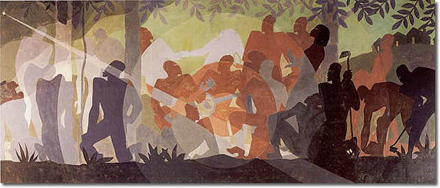 Aspects of Negro Life: An Idyll of the Deep South, Aaron Douglas