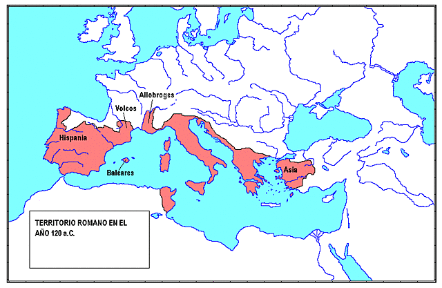 Territorios que se incorporan al Imperio