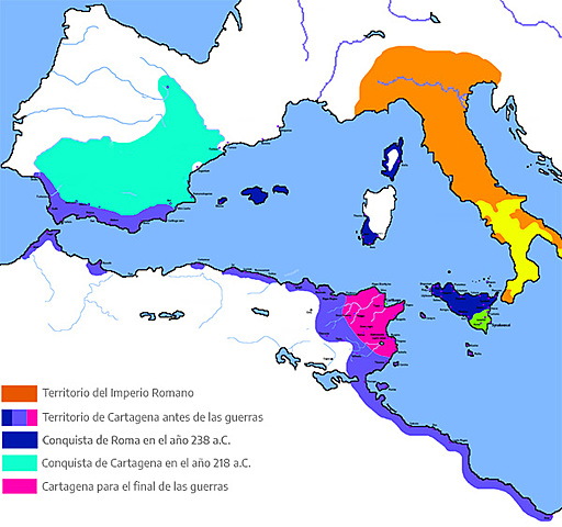 Inicio de Las guerras Púnicas